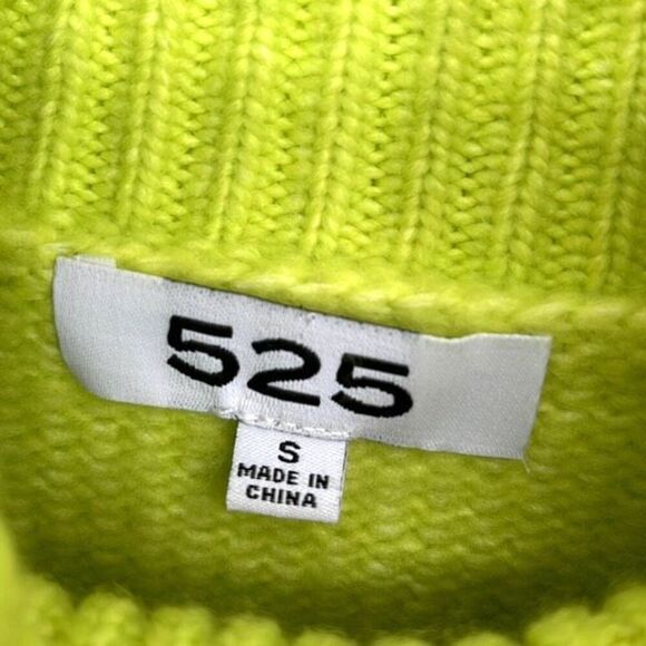 525 America EDIE CHUNKY TURTLENECK PULLOVER Relaxed Sweater Size Small NWOT - Picture 7 of 10
